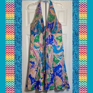 Lauren Ralph Lauren 100%Silk Sleeveless Dress